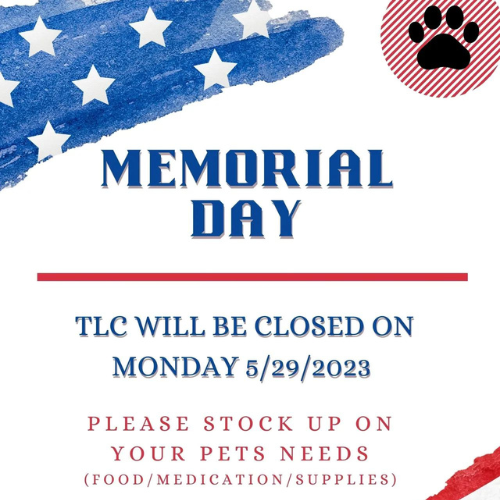 CLOSED MEMORIAL DAY