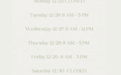 TLC Holiday Hours